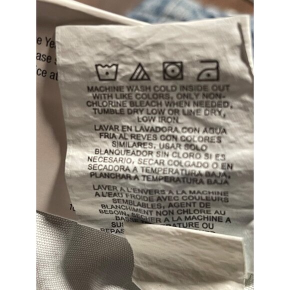 Lee Heritage Mid Rise Denim Cargo Mini Skirt Women’s Size 4 Bright Dream Blue - Picture 6 of 7